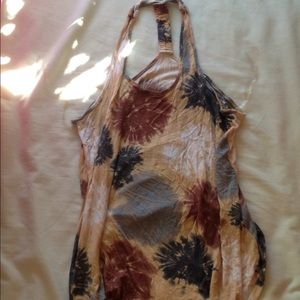 Racer back tank top